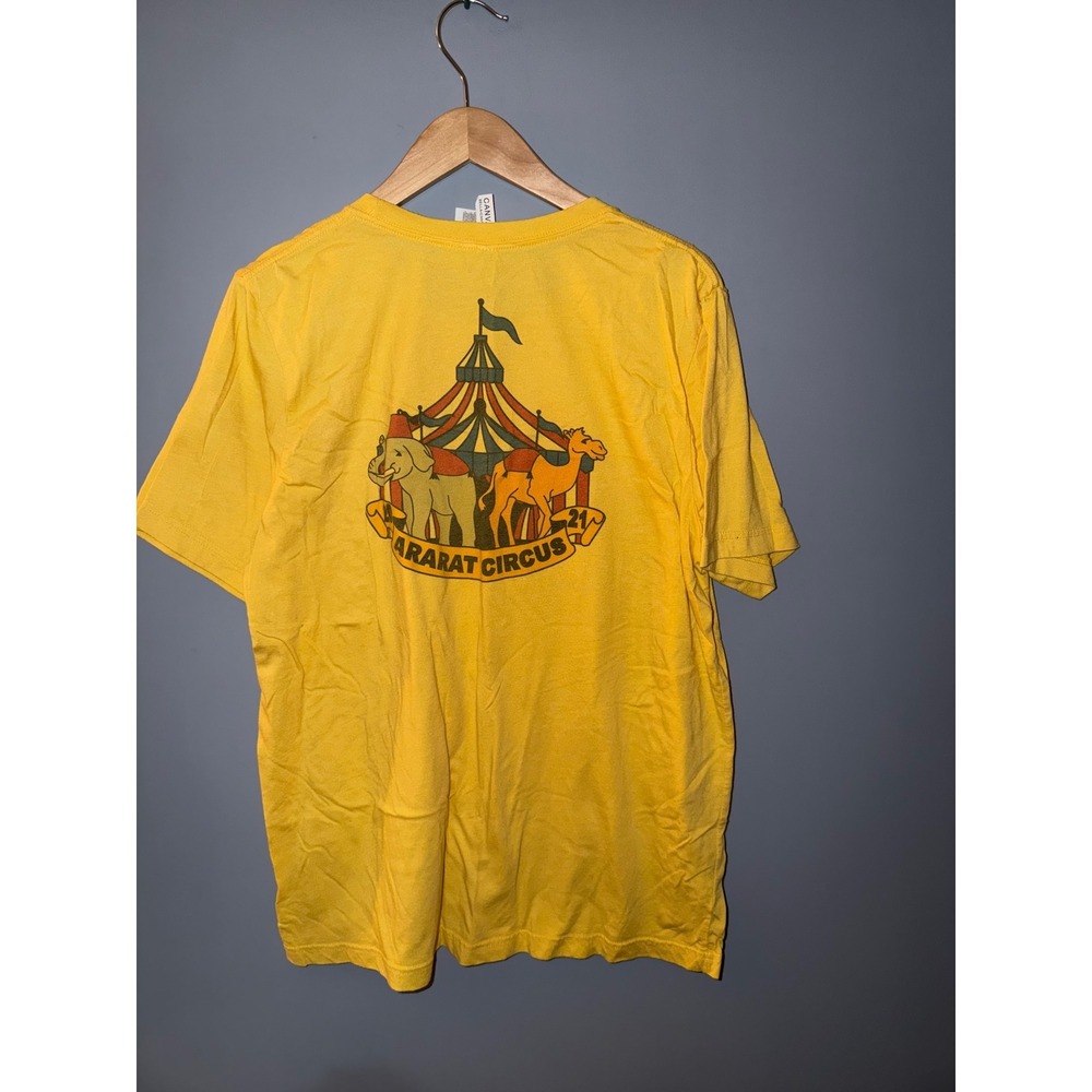 Bella Canvas Ararat Circus 2021 Shriners‎ Graphic T-Shirt Mens XL Yellow